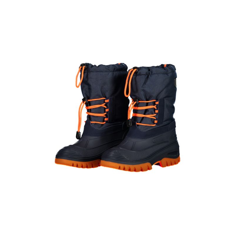 BOTAS DE NIEVE PARA NIñOS CMP KIDS AHTO WP (AZUL  NARANJA FLUO)