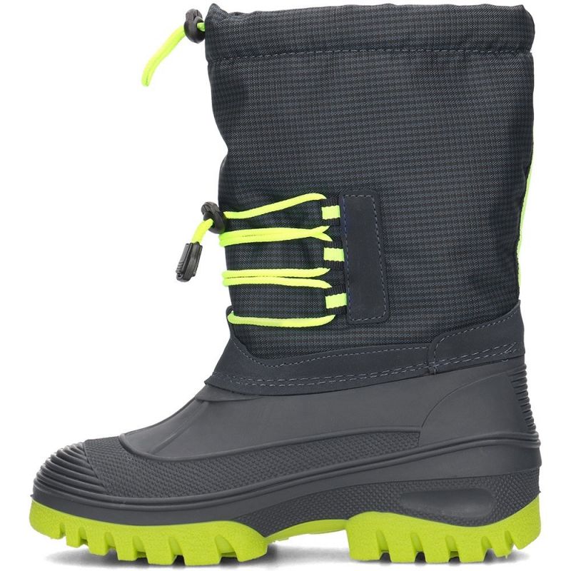 Botas de nieve para niños CMP Kids Ahto WP (BLACK BLUE)