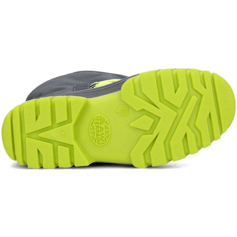 Botas de nieve para niños CMP Kids Ahto WP (BLACK BLUE)