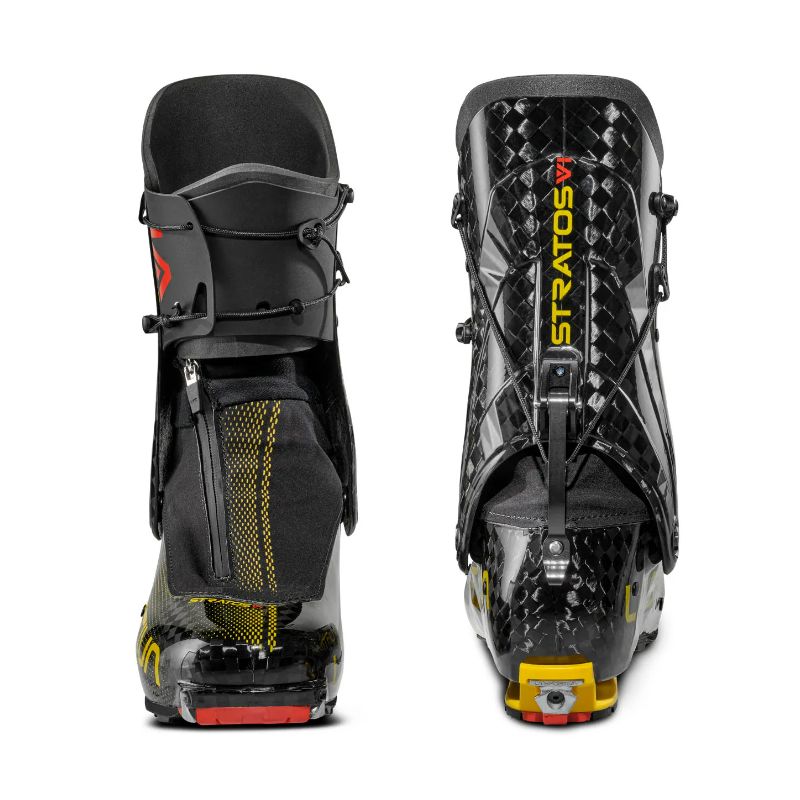 Botas esquí montañismo La Sportiva Stratos VI (Carbono/Amarillo)
