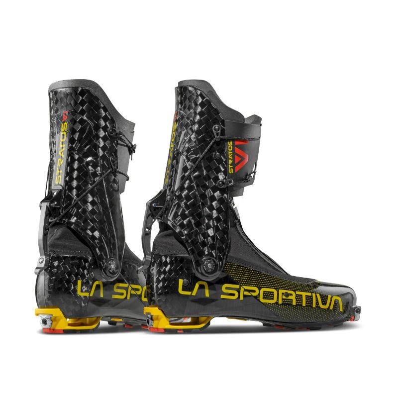 Botas esquí montañismo La Sportiva Stratos VI (Carbono/Amarillo)