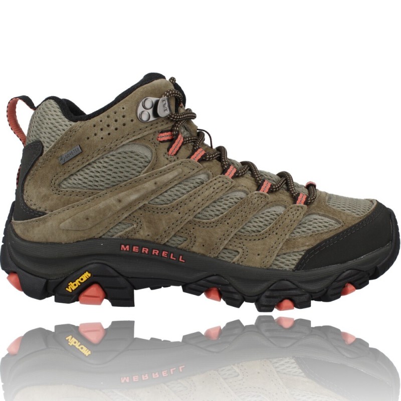 BOTAS MUJER GORETEX SENDERISMO DE MERRELL MOAB 3 MID GTX J036306 Y J036310