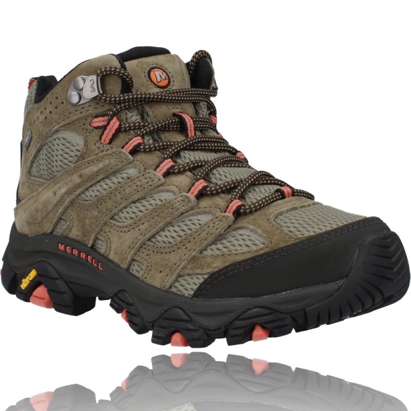 BOTAS MUJER GORETEX SENDERISMO DE MERRELL MOAB 3 MID GTX J036306 Y J036310