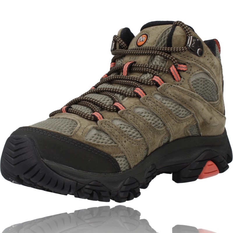 BOTAS MUJER GORETEX SENDERISMO DE MERRELL MOAB 3 MID GTX J036306 Y J036310