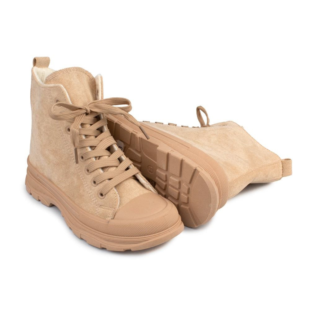Botas Niña Militares Camel Suela Track