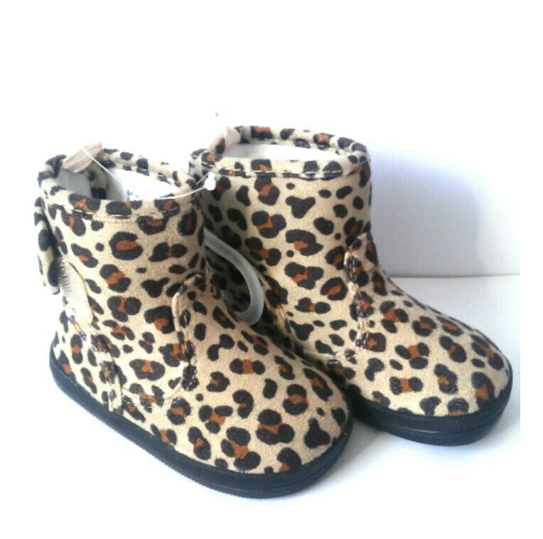 Botas niñas leopardo