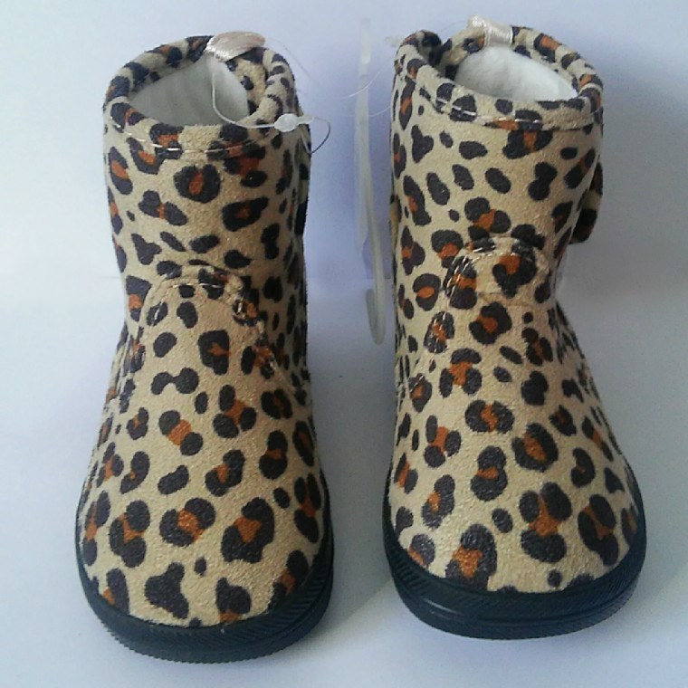 Botas niñas leopardo