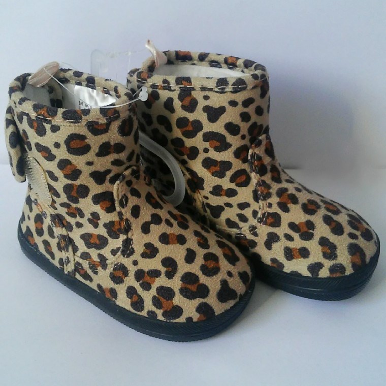 Botas niñas leopardo