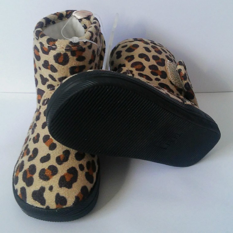 Botas niñas leopardo