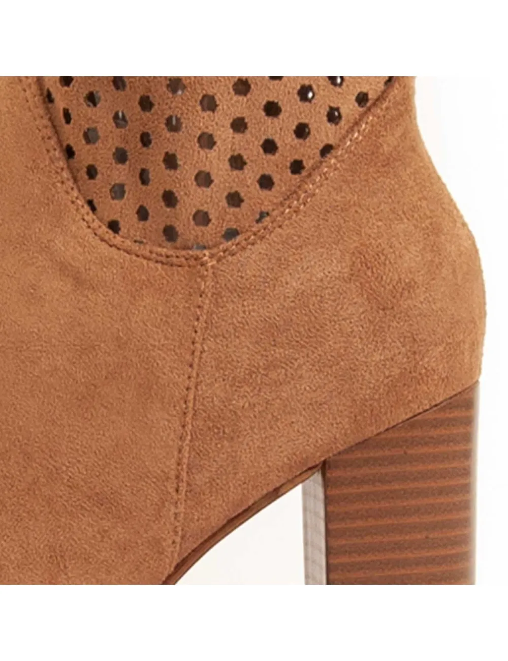 Botín De Tacón Para Mujer.  Montevita  Buonavitta  94629 Marrón
