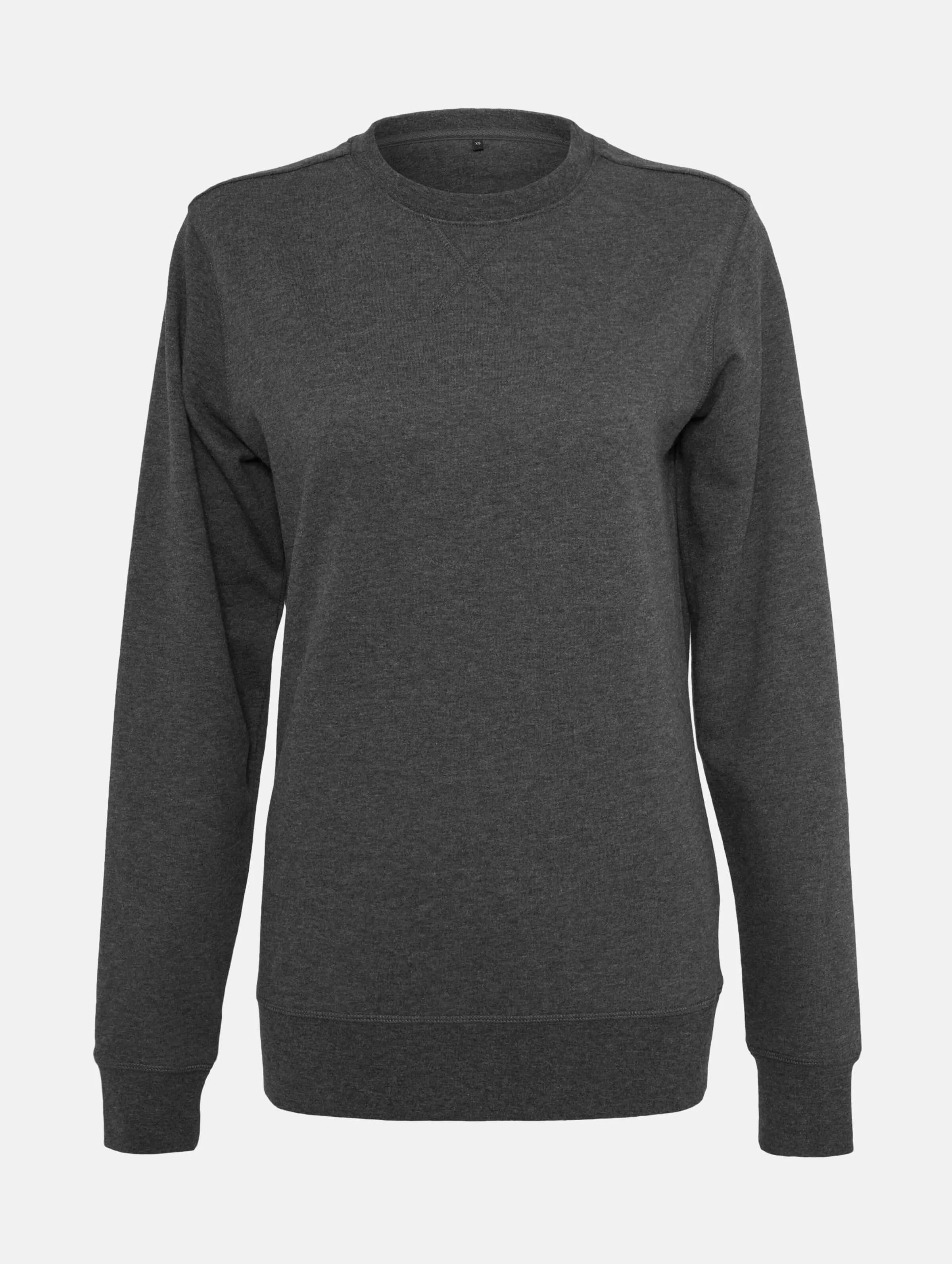 Build Your Brand Ladies Light Crewneck