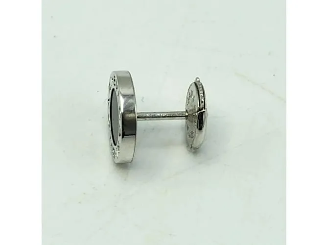 Bulgari Pendientes de una sola oreja de ónix Bvlgari Plata 