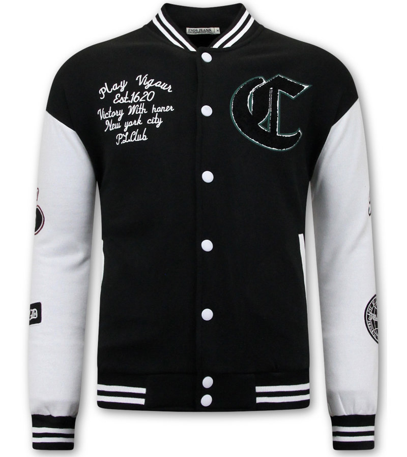 BéISBOL CHAQUETA CORTA  7792  NEGRO