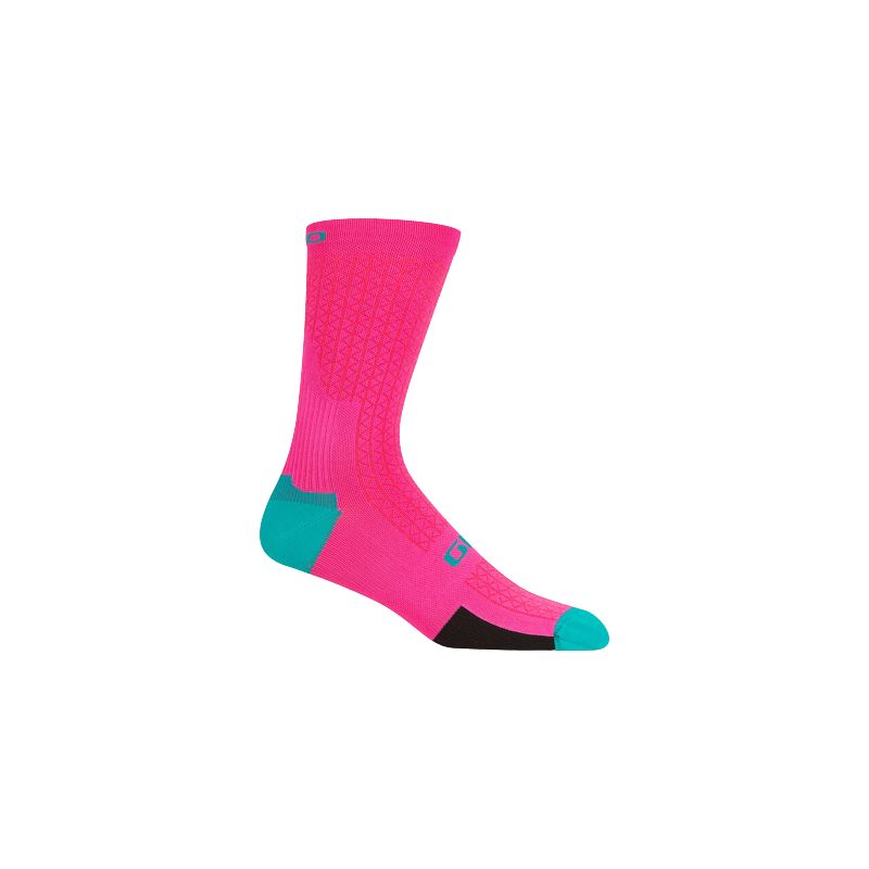 Calcetines Giro HRC TEAM Bike (SCRM TL/NEO PINK)
