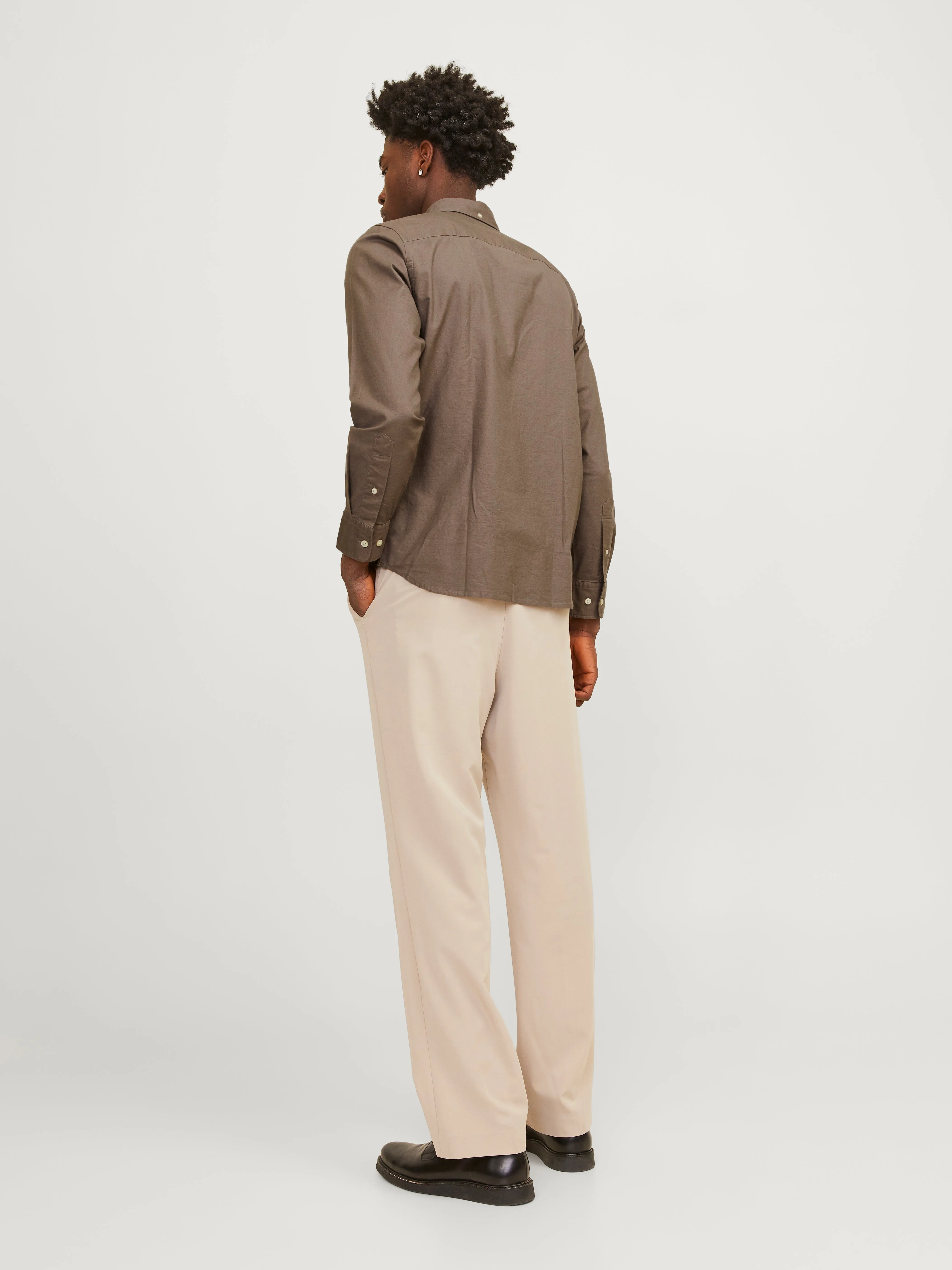 Camisa formal Corte slim | Marrón oscuro | Jack & Jones®