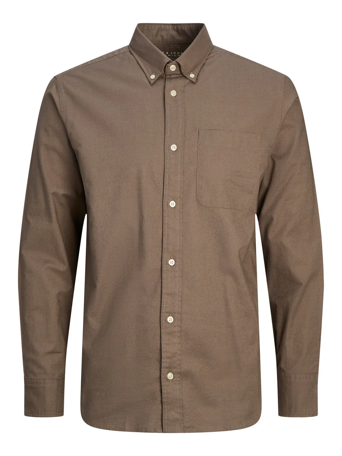 Camisa formal Corte slim | Marrón oscuro | Jack & Jones®
