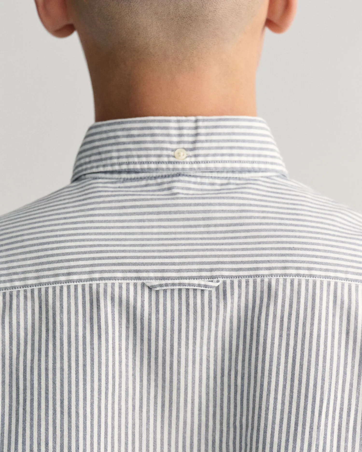 Camisa Oxford Slim Fit de rayas finas