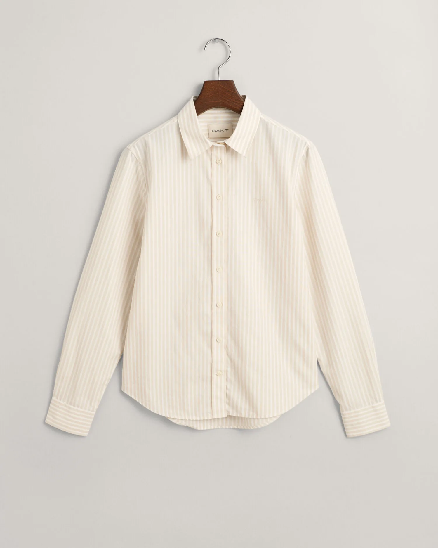 Camisa Regular Fit de popelina a rayas