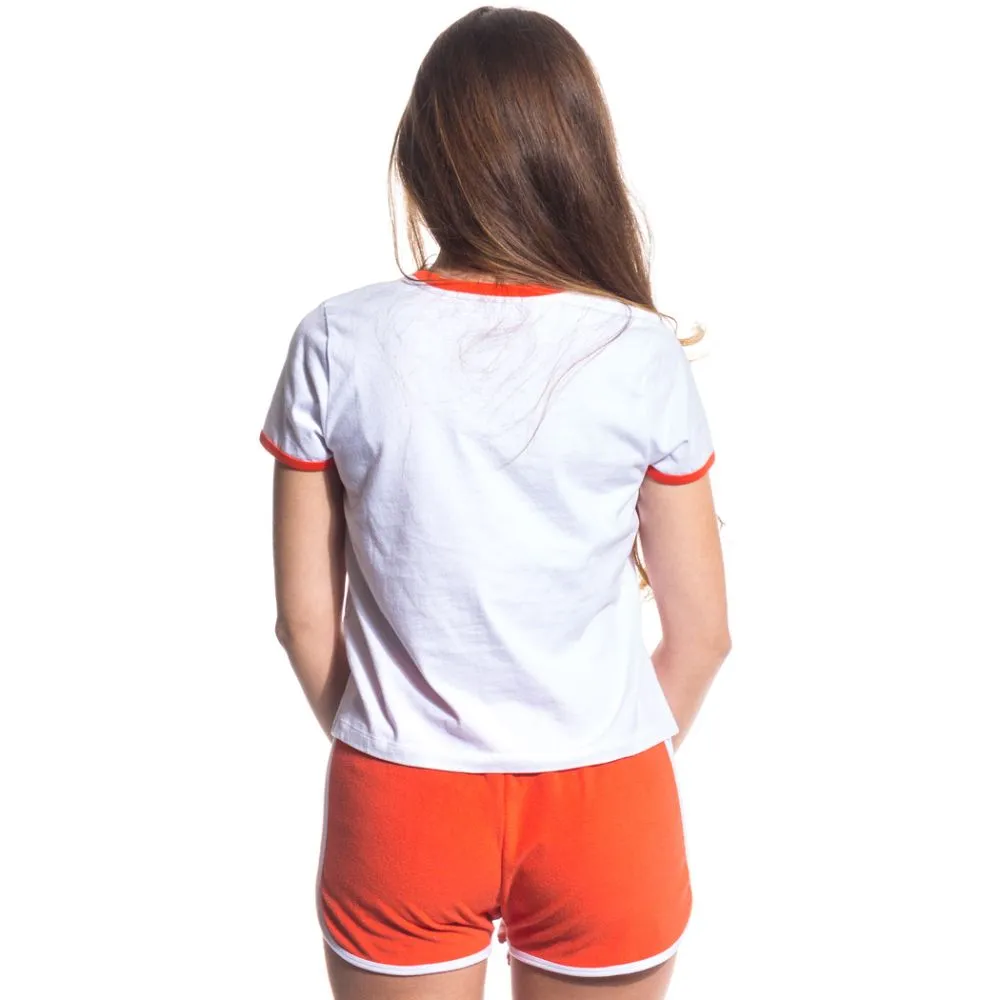 CAMISETA CHICA GRIMEY THE HEAT TEE SS17 WHITE