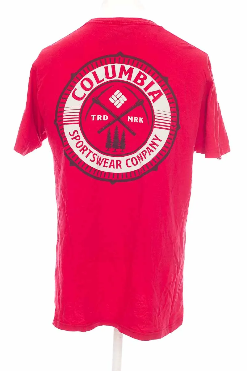 CAMISETA COLOR ROJO  COLUMBIA