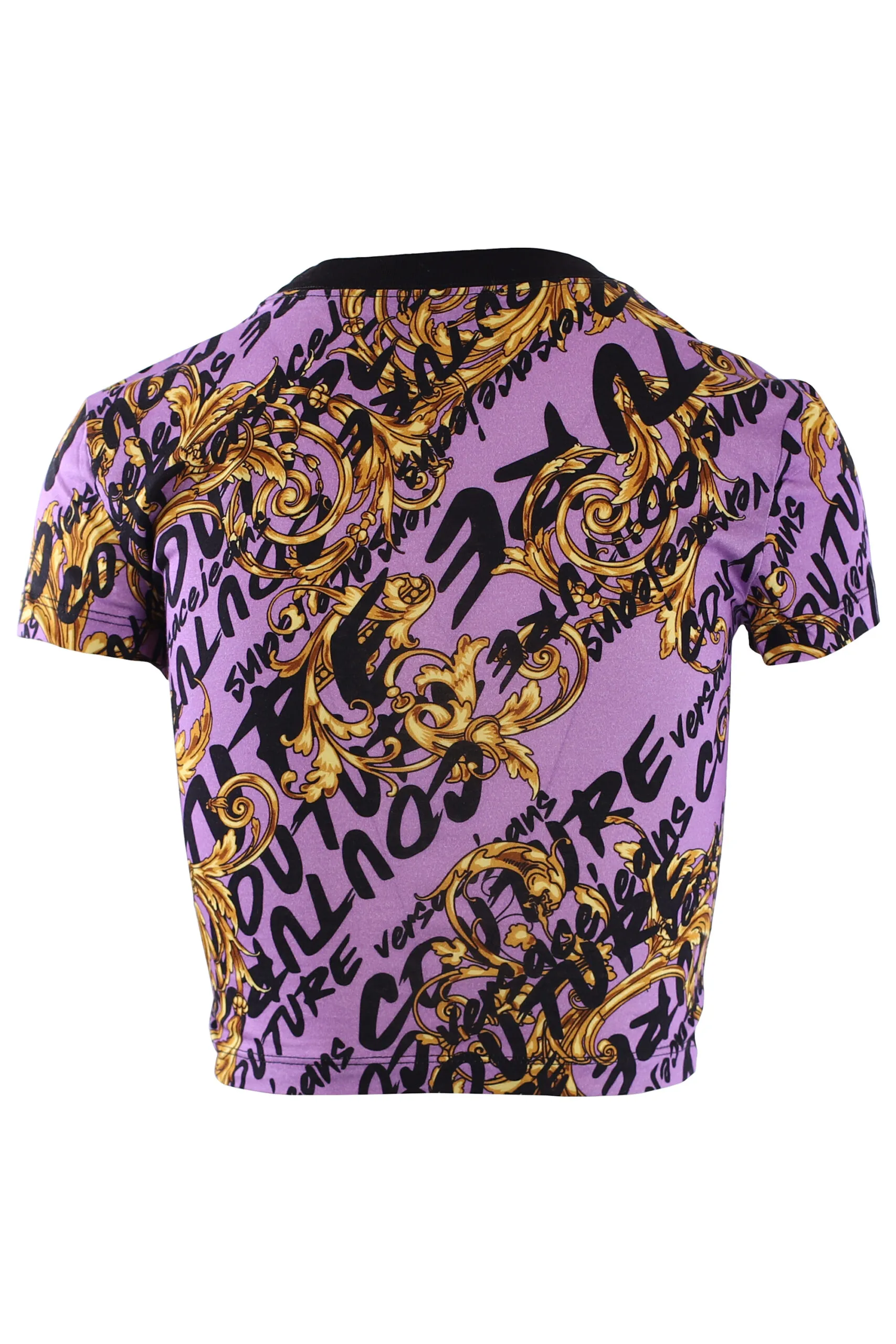 Camiseta corta morada 