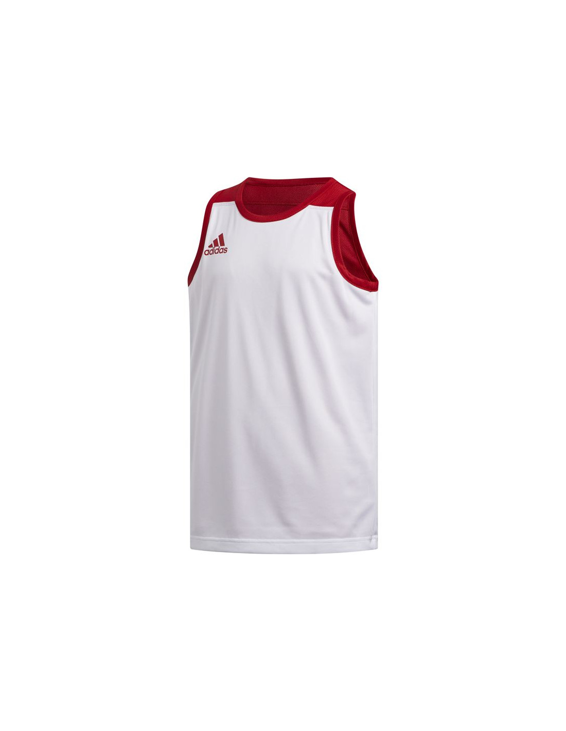 Camiseta de baloncesto adidas 3G Speed Reversible Kids Power Red