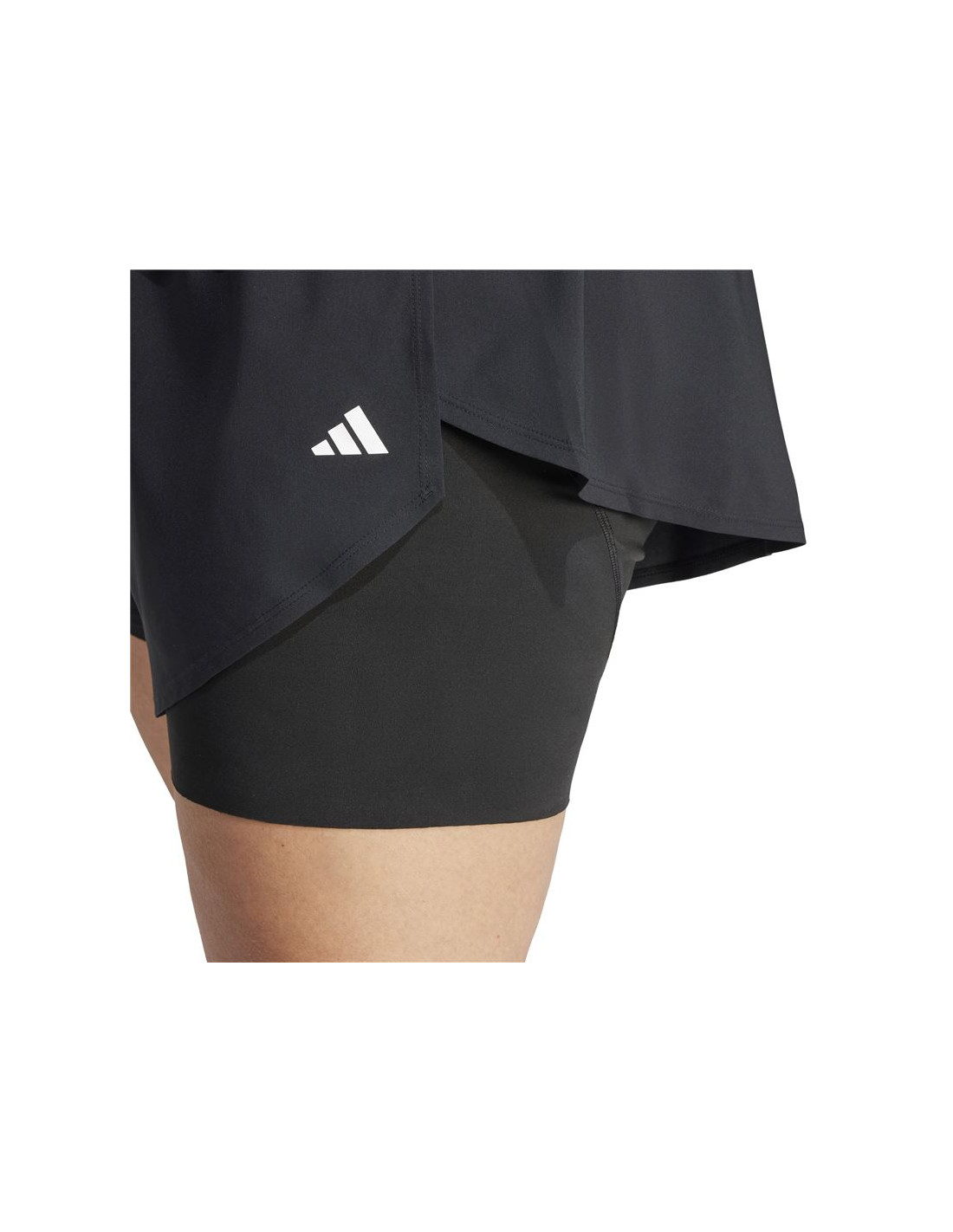 Camiseta de Fitness adidas Essentials Wtr D4T Sh Ps Mujer Negro