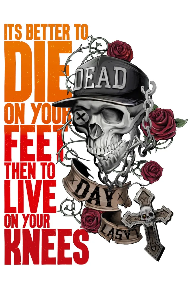 Camiseta de hombre DEAD blanca