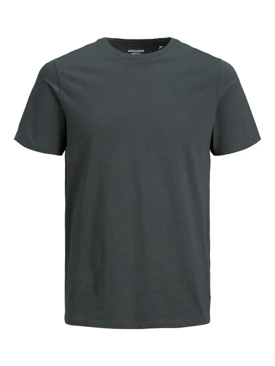 CAMISETA DE MANGA CORTA GRIS OSCURO  ORGANIC
