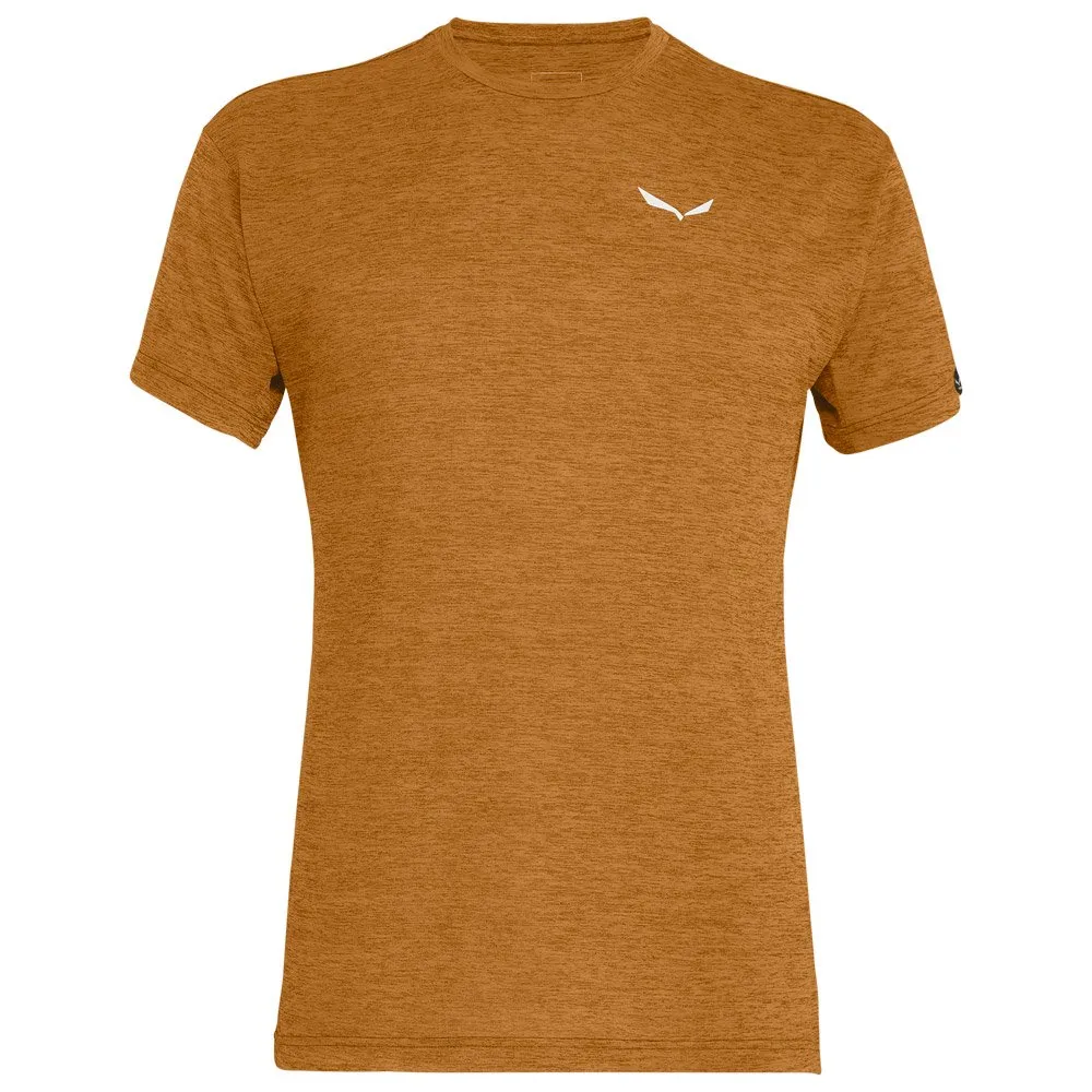 Camiseta de trekking Salewa Puez Melange Dry M Golden Brown Melange
