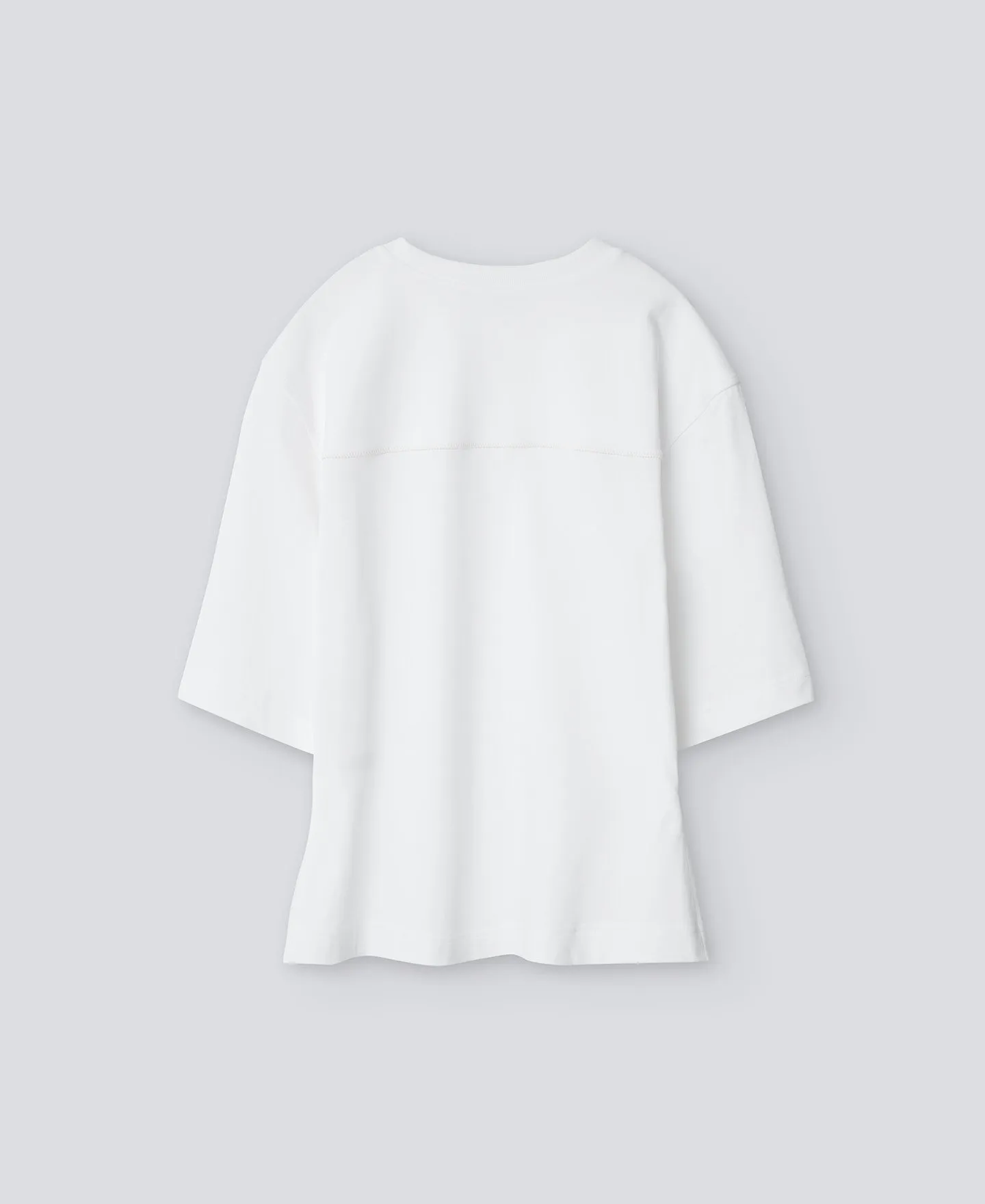Camiseta en algodón blanca mujer