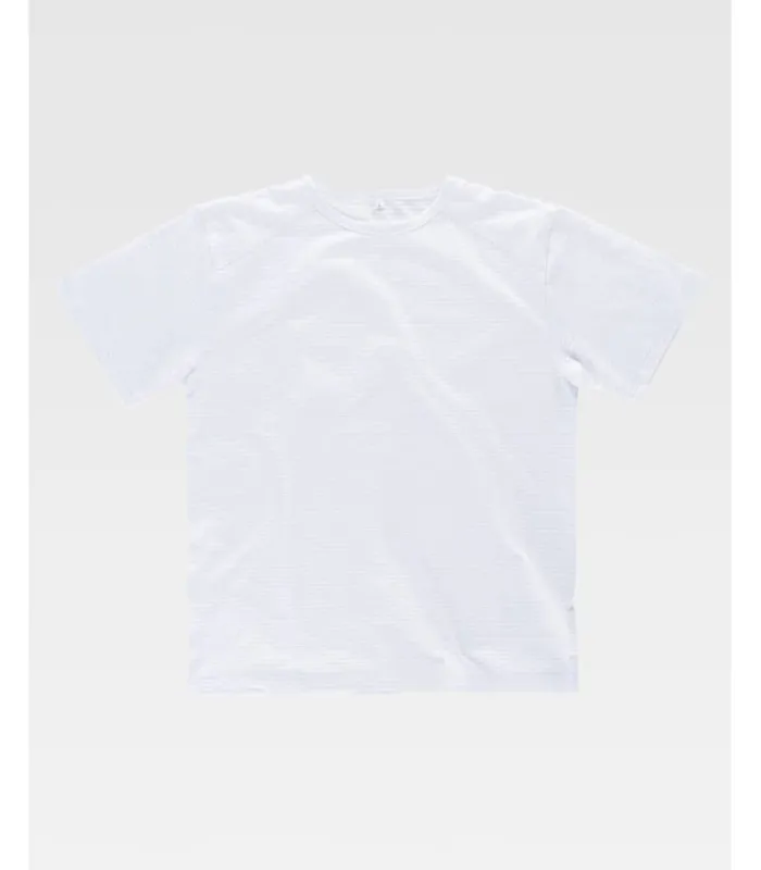 Camiseta ESD de manga corta, cuello redondo, cubrecosturas en el interior del cuello S6090