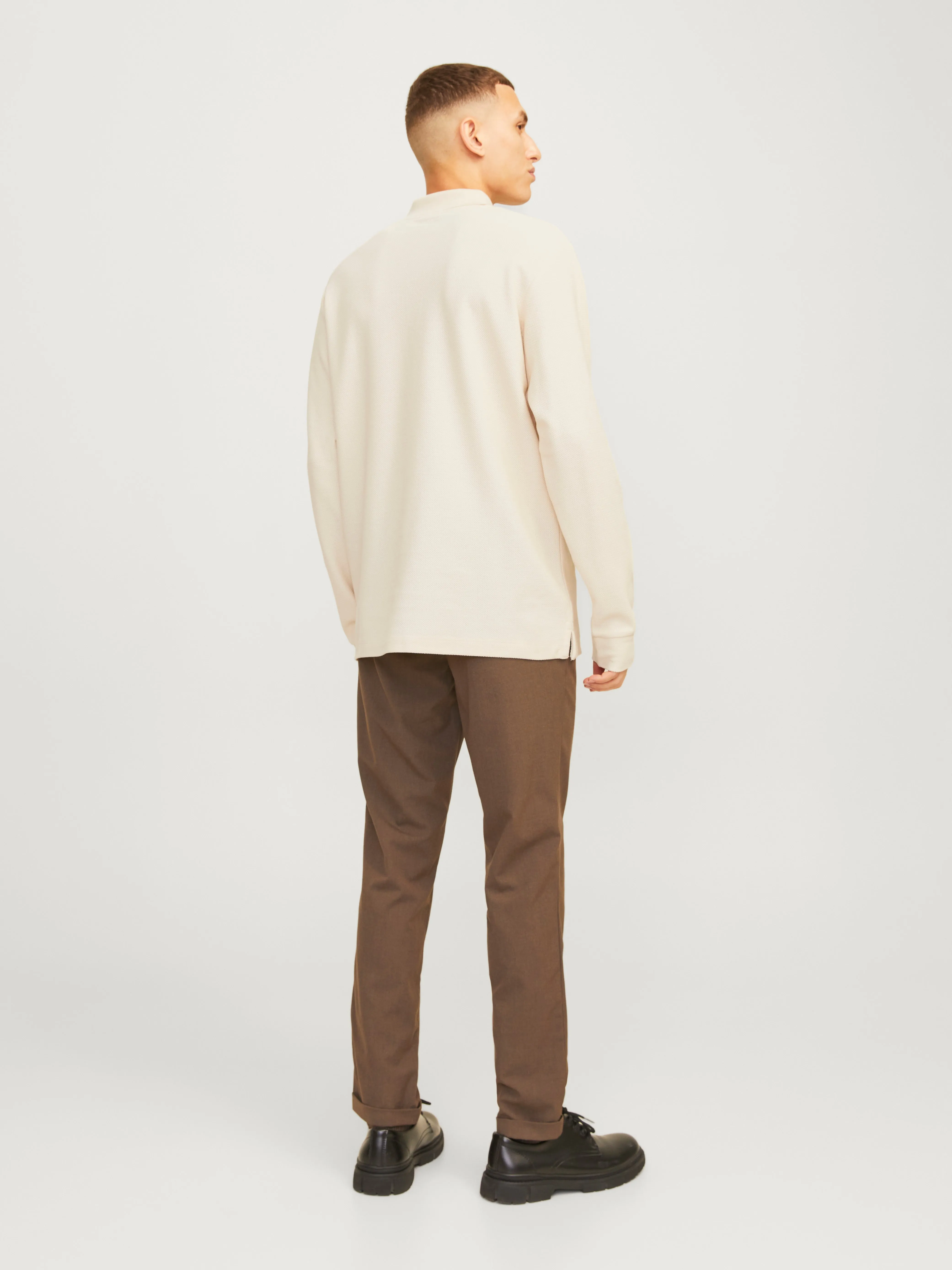 Camiseta Liso Polo | Beige | Jack & Jones®
