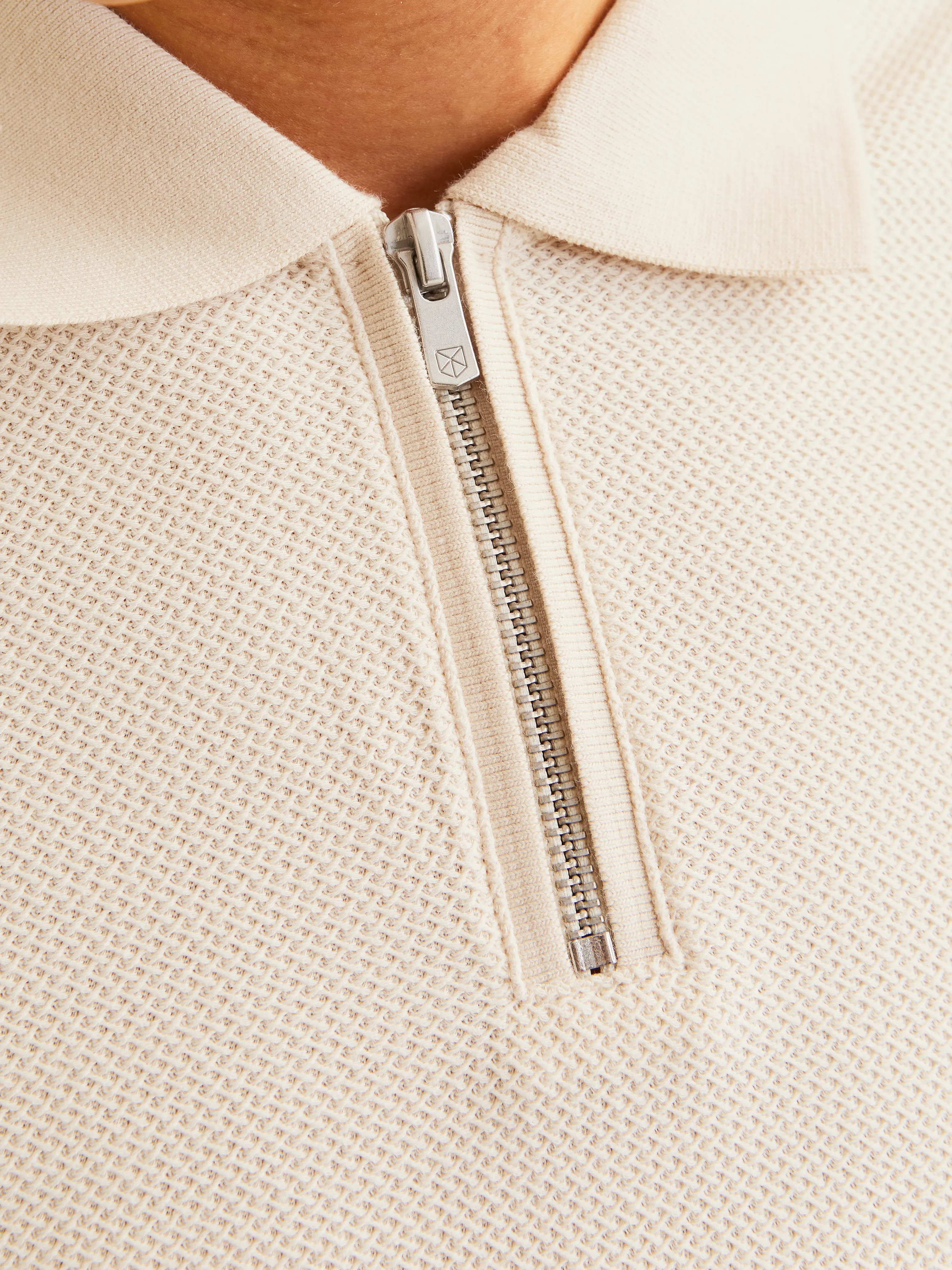 Camiseta Liso Polo | Beige | Jack & Jones®