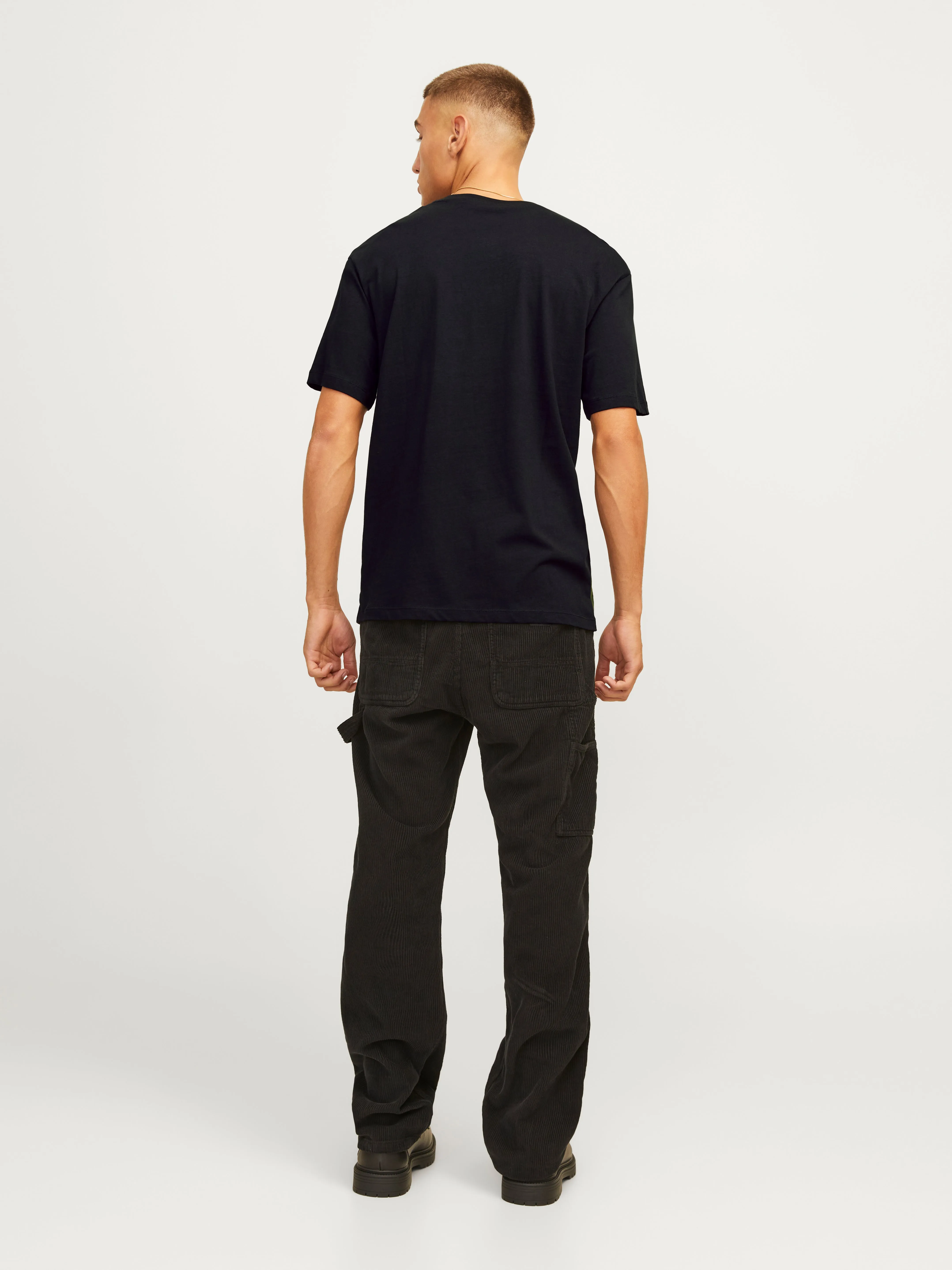 Camiseta Logotipo Cuello redondo | Negro | Jack & Jones®