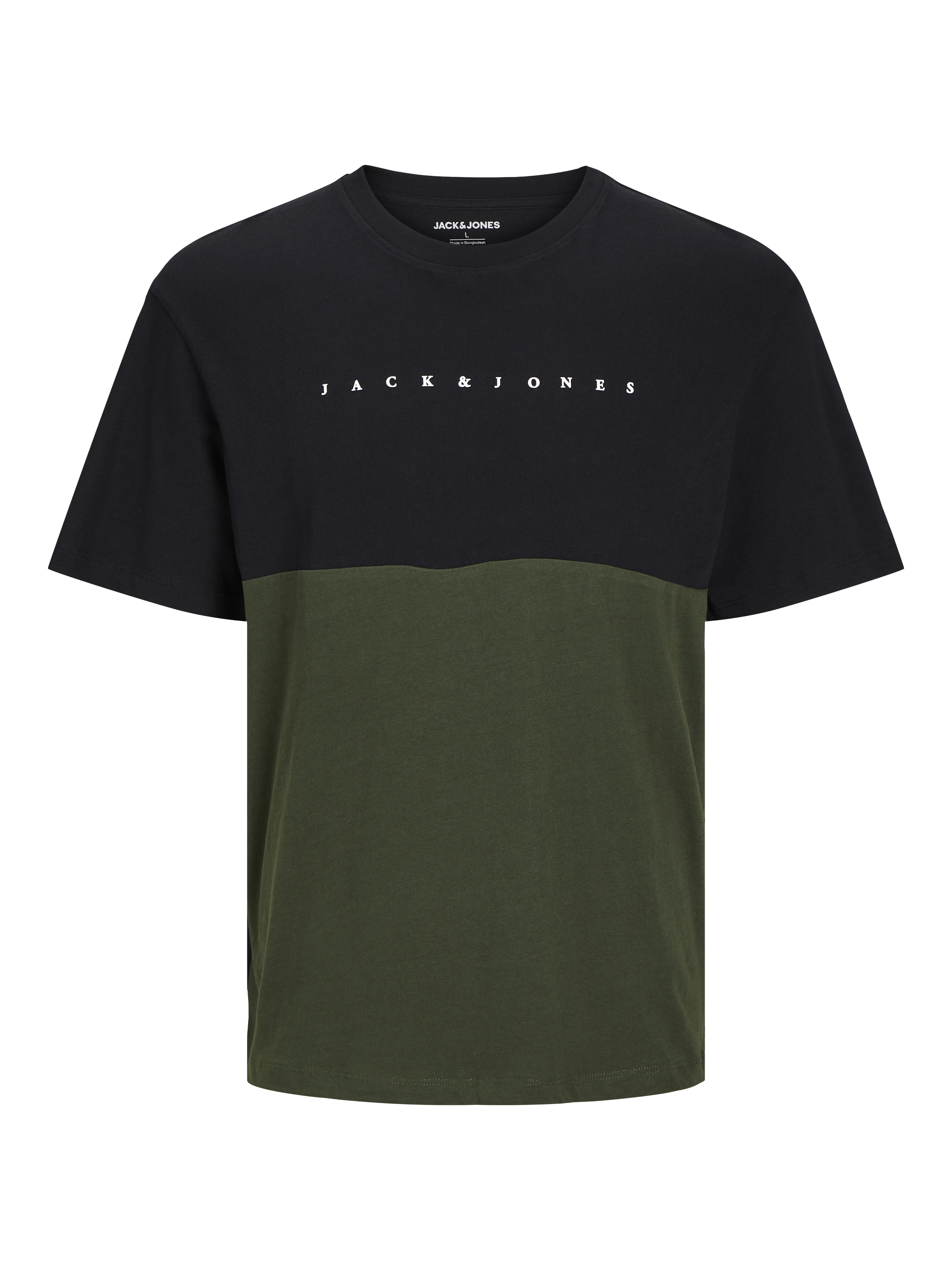 Camiseta Logotipo Cuello redondo | Negro | Jack & Jones®