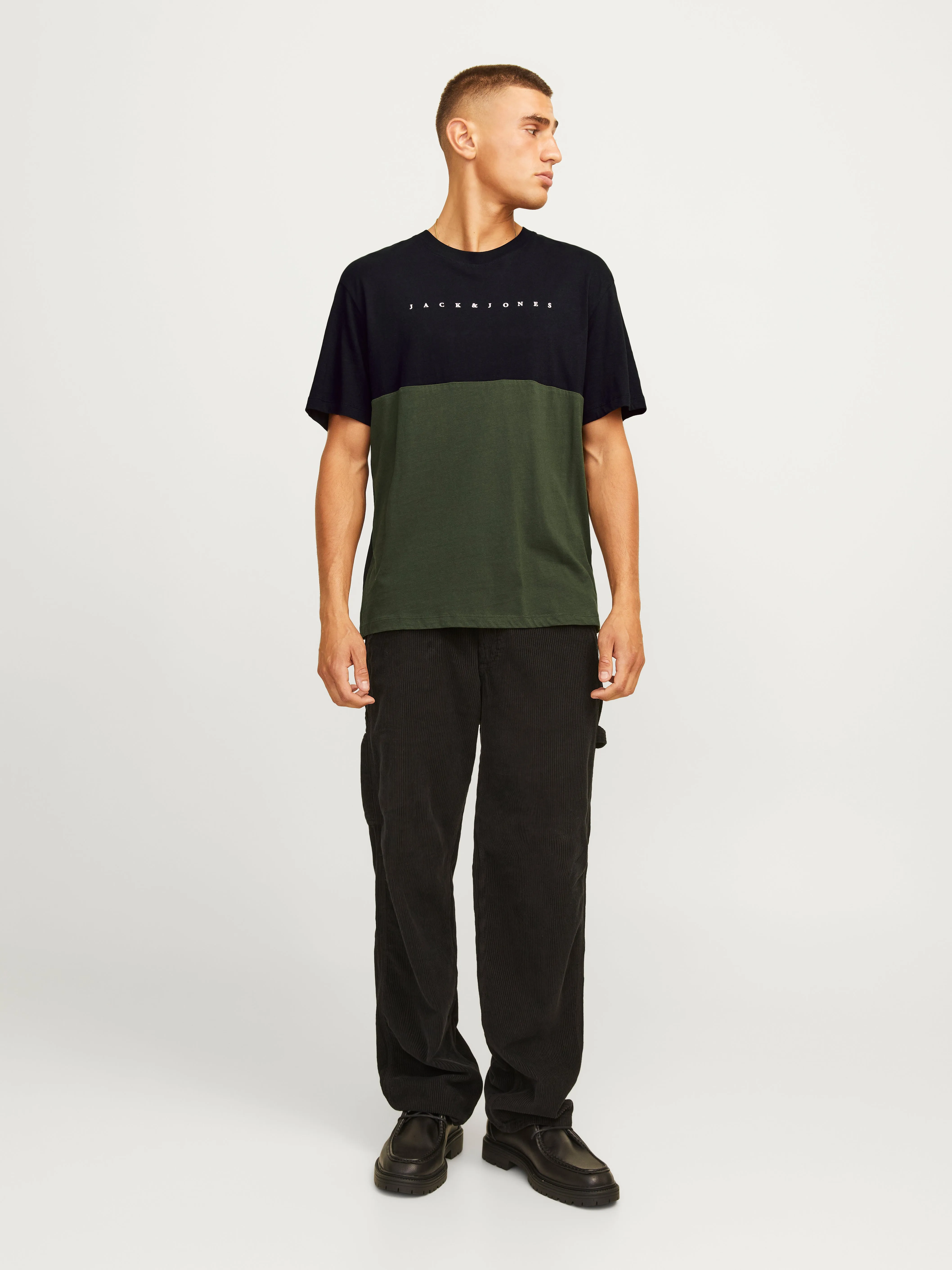 Camiseta Logotipo Cuello redondo | Negro | Jack & Jones®