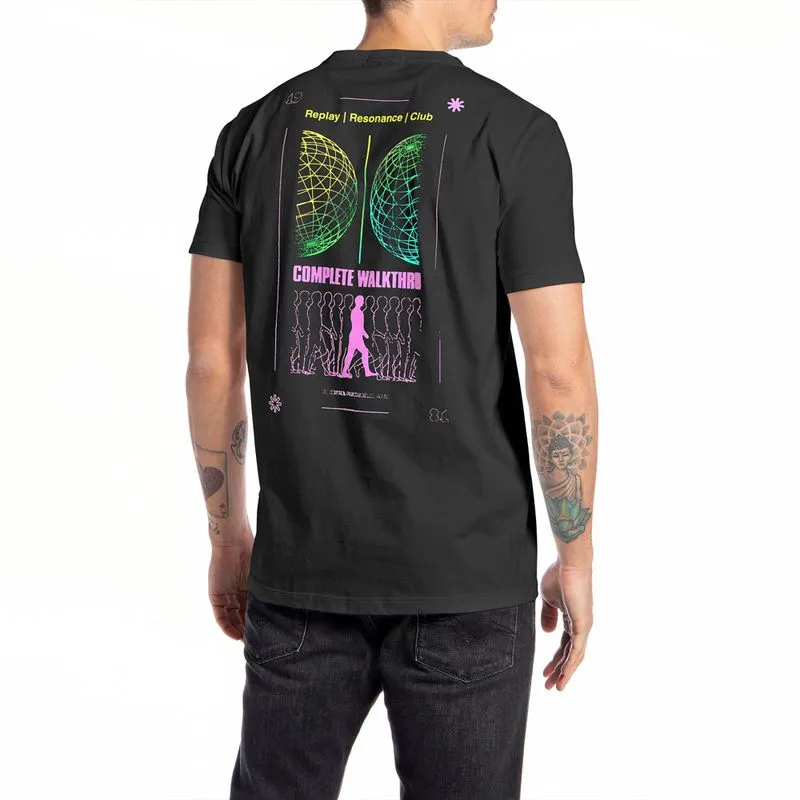 Camiseta Manga Corta Para Hombre Replay