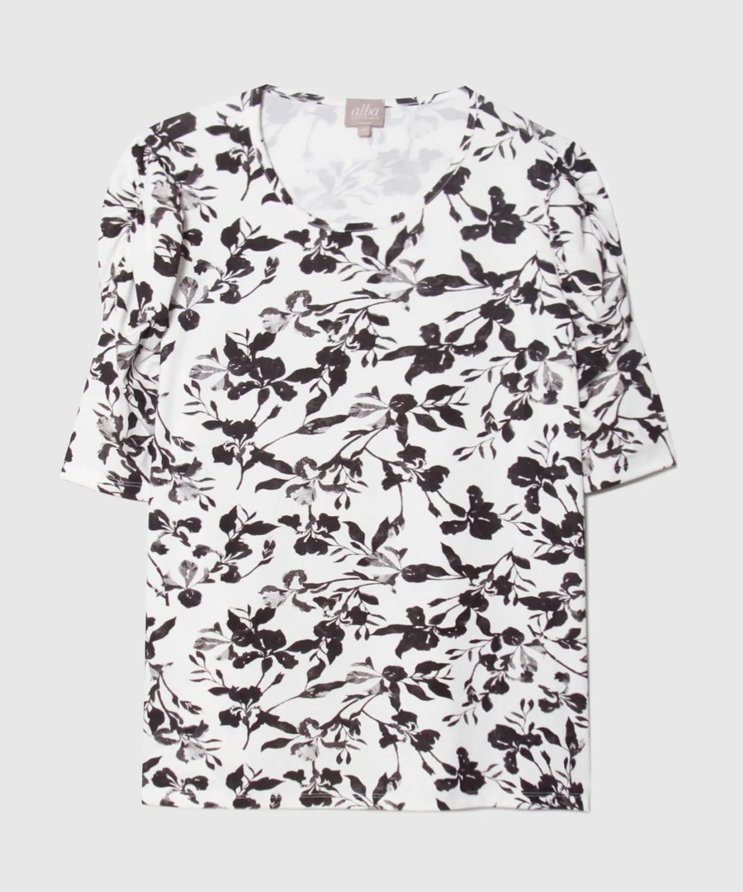 CAMISETA MANGA &FRAC34; CON ESTAMPADO