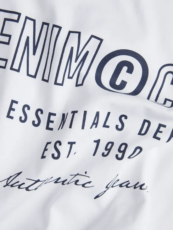 CAMISETA OVERSIZE ESTAMPADA BLANCA  JJGROW