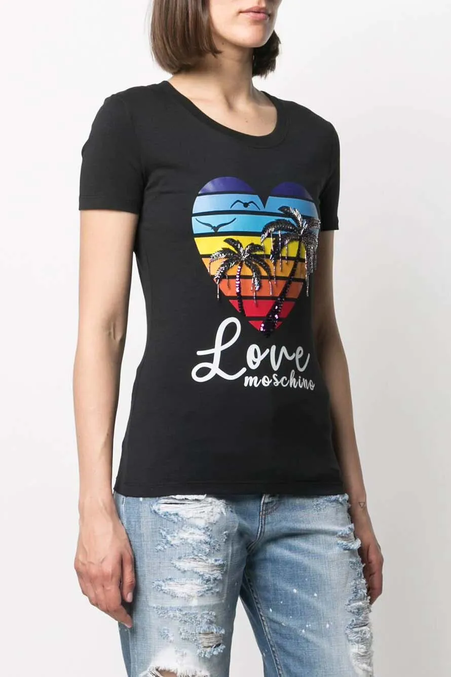 Camiseta para mujer de Love Moschino – W4H1908E1951
