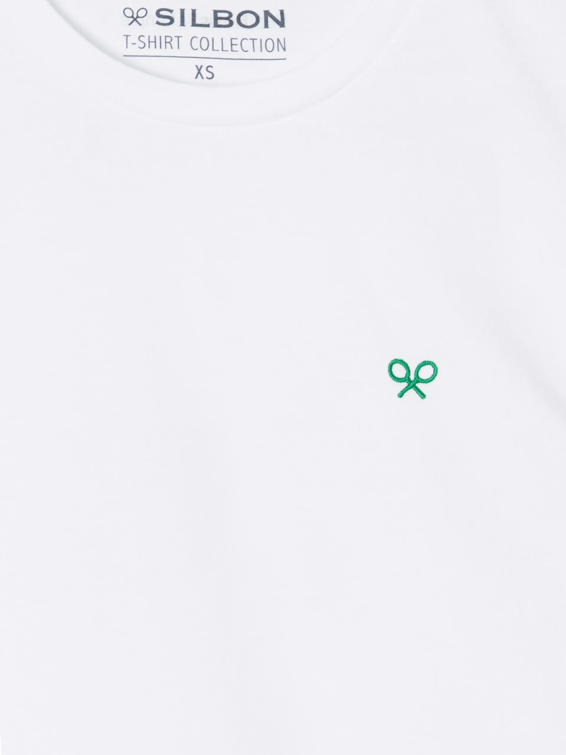 Camiseta raqueta trasera silbon betis blanca
