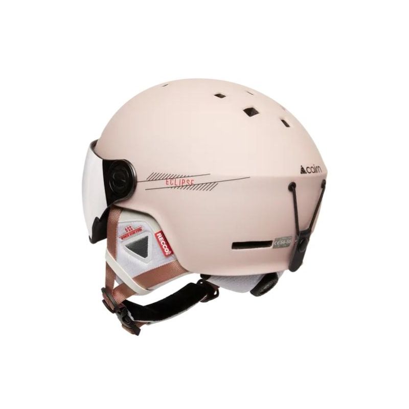 Casco de esquí con visera Cairn Eclipse Rescue (Powder Pink) Cat. 3
