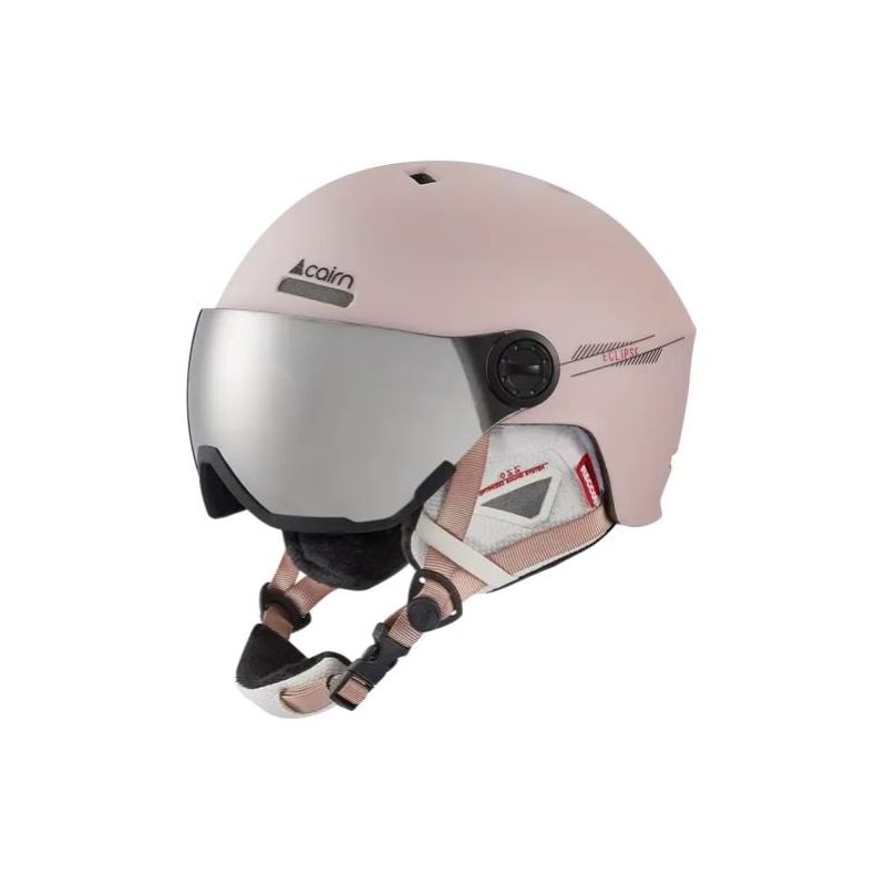Casco de esquí con visera Cairn Eclipse Rescue (Powder Pink) Cat. 3
