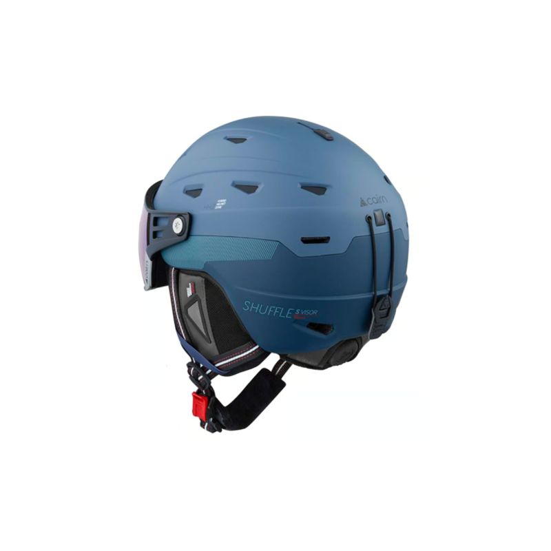 CASCO DE ESQUí CON VISERA CAIRN SHUFFLE SVISOR EVOLIGHT NXT (VINTAGE BLUE) CAT. 1/3