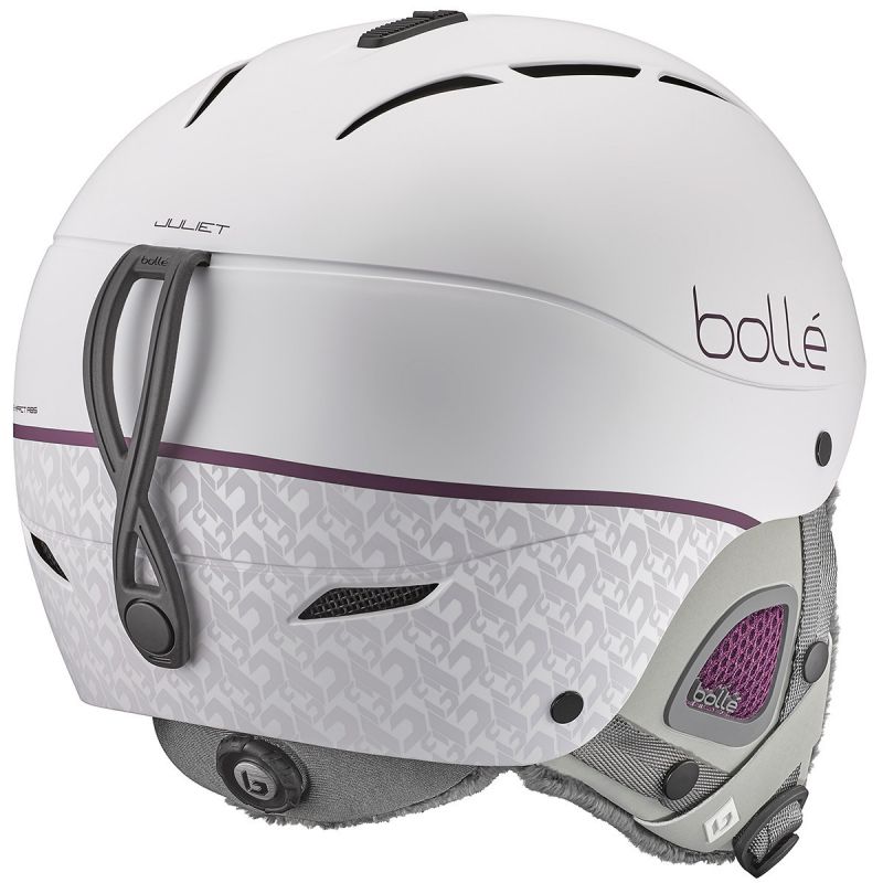 Casco esquí mujer Bollé Juliet (Blanco perla mate)