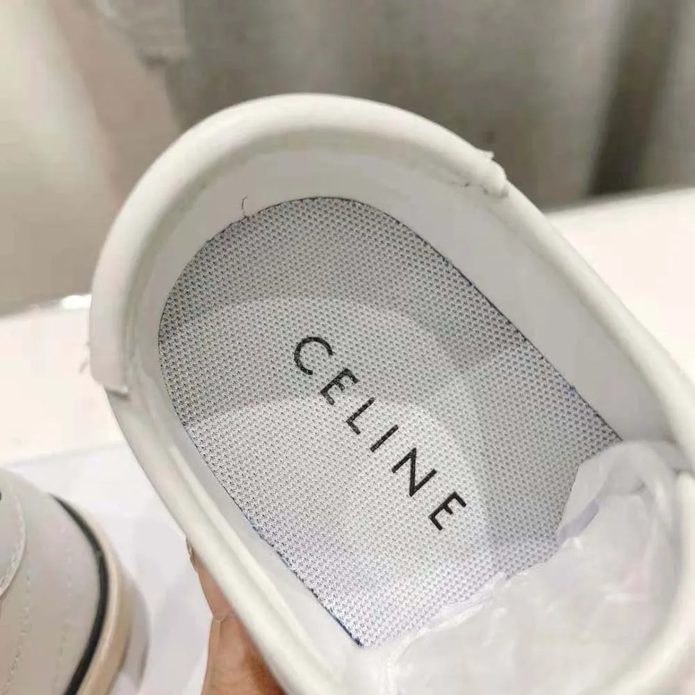 CELINE ZAPATILLAS UNISEX AS01 BAJAS CON CORDONES CELINE ALAN EN PIEL DE BECERRO