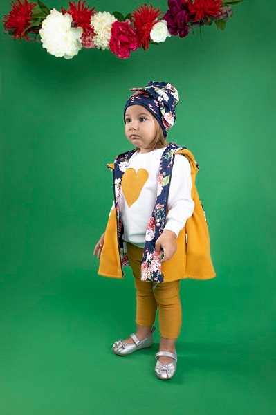 Chaleco abrigo para niña colección Lili