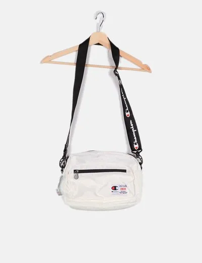 Champion Bandolera blanca logo