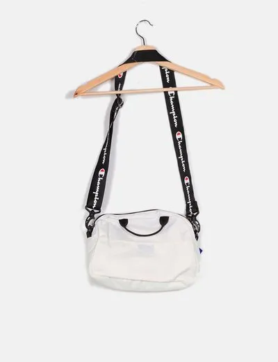 Champion Bandolera blanca logo